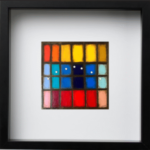 Arte venezolano, Bandera de Venezuela pintura.